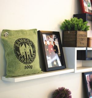 Bag Golosg Bambŵ Dileu Odor Sachet Closet Freshener