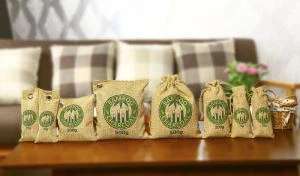 Bag Pwrpasol Awyr Golosg Bambŵ Naturiol Ar gyfer Y Closet